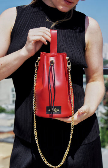 CHERRY RED MINI-CINCH - Smith + Parka