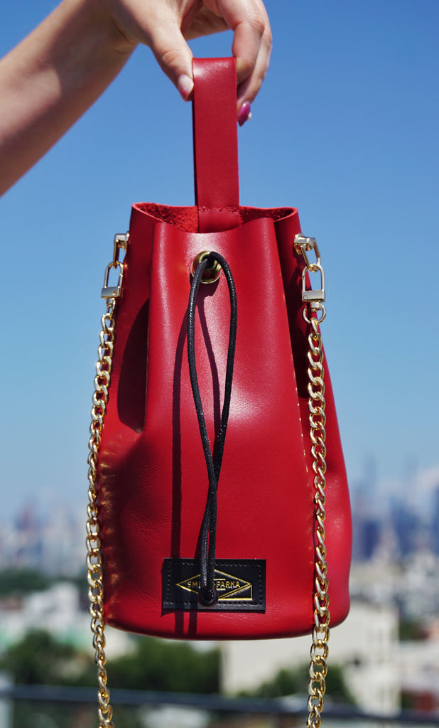 CHERRY RED MINI-CINCH - Smith + Parka