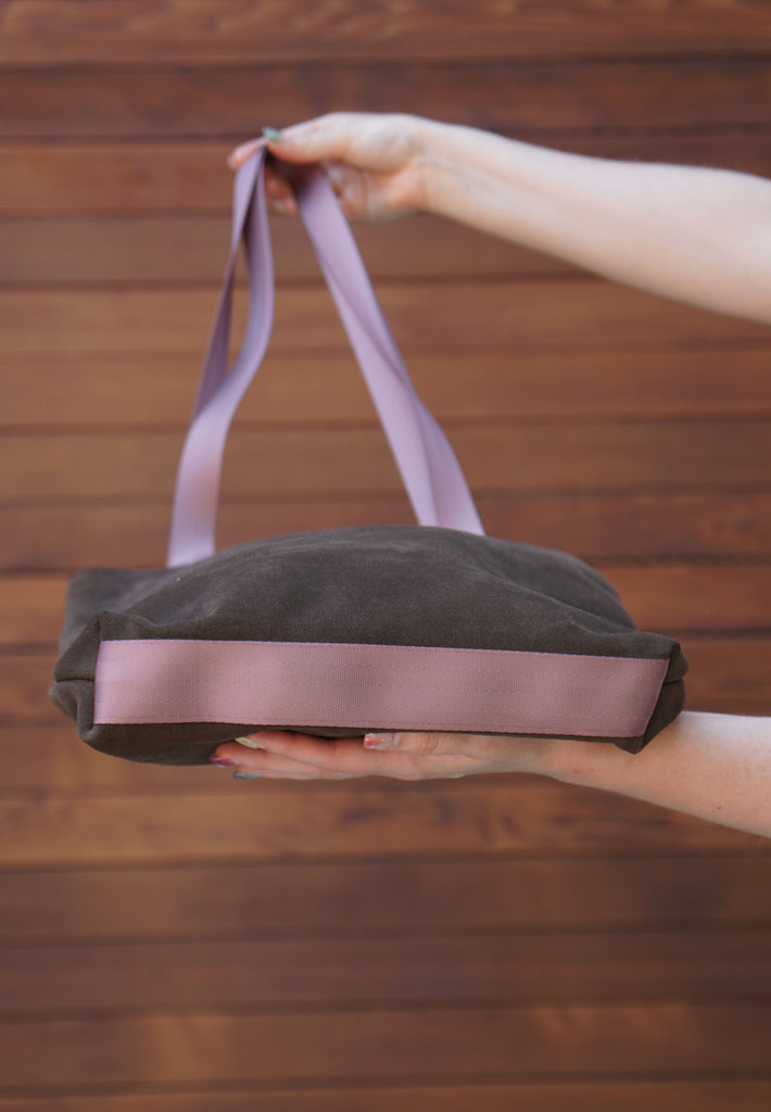 SUEDE TOTE - Smith + Parka