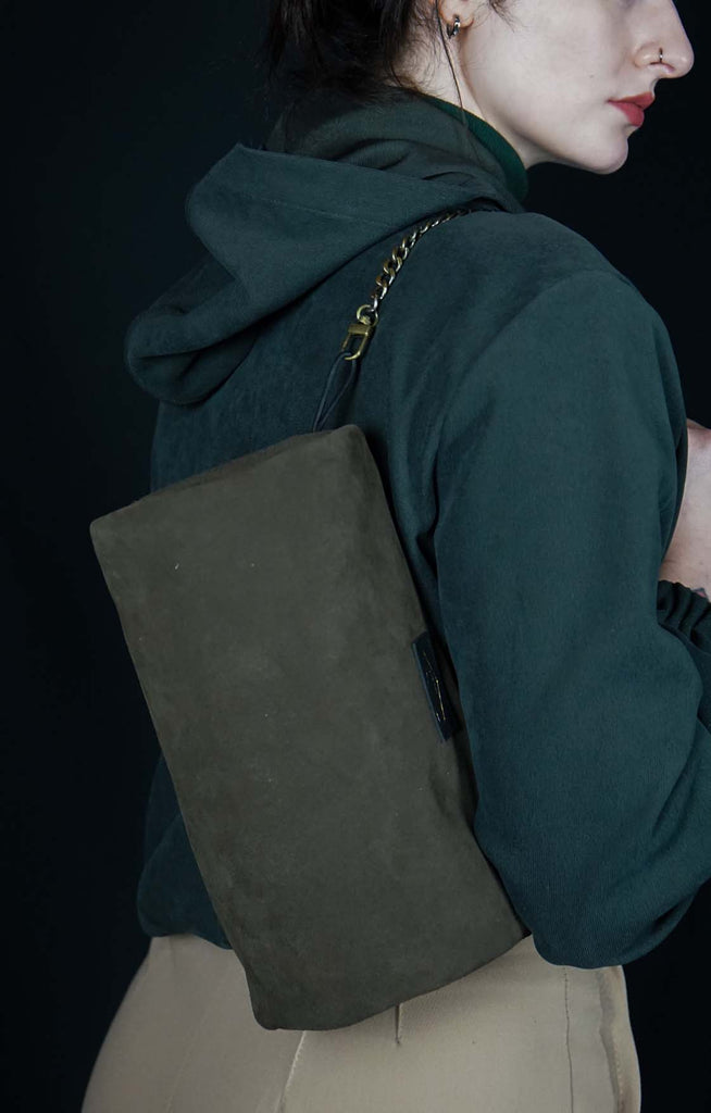 Brown Suede Porter Mini-duffle - Smith + Parka