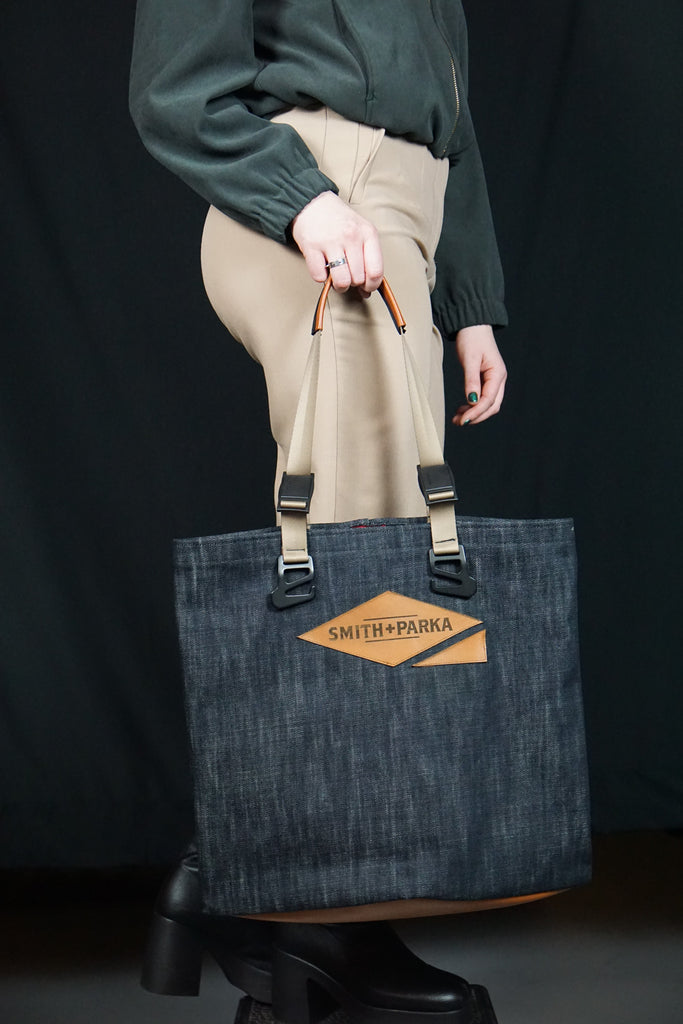 Japanese Uni-handle Denim Tote - Smith + Parka