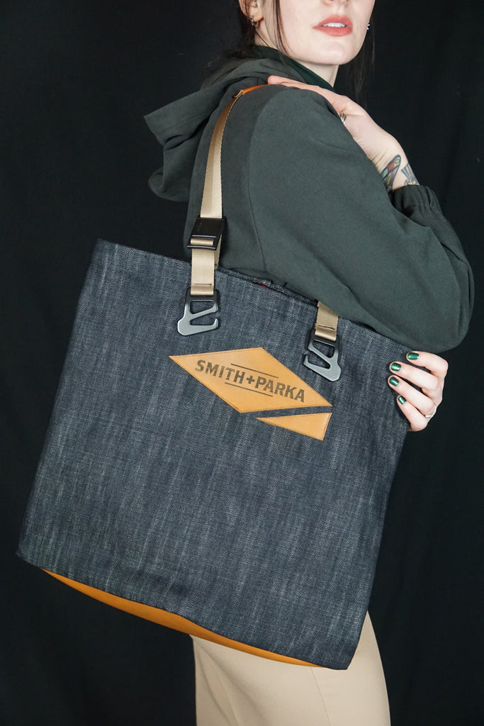 Japanese Uni-handle Denim Tote - Smith + Parka
