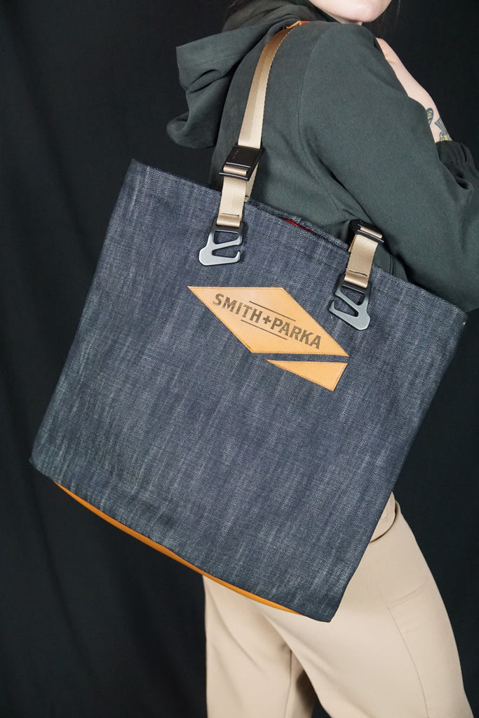 Japanese Uni-handle Denim Tote - Smith + Parka
