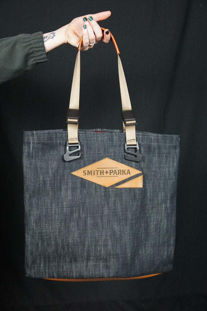 Japanese Uni-handle Denim Tote - Smith + Parka