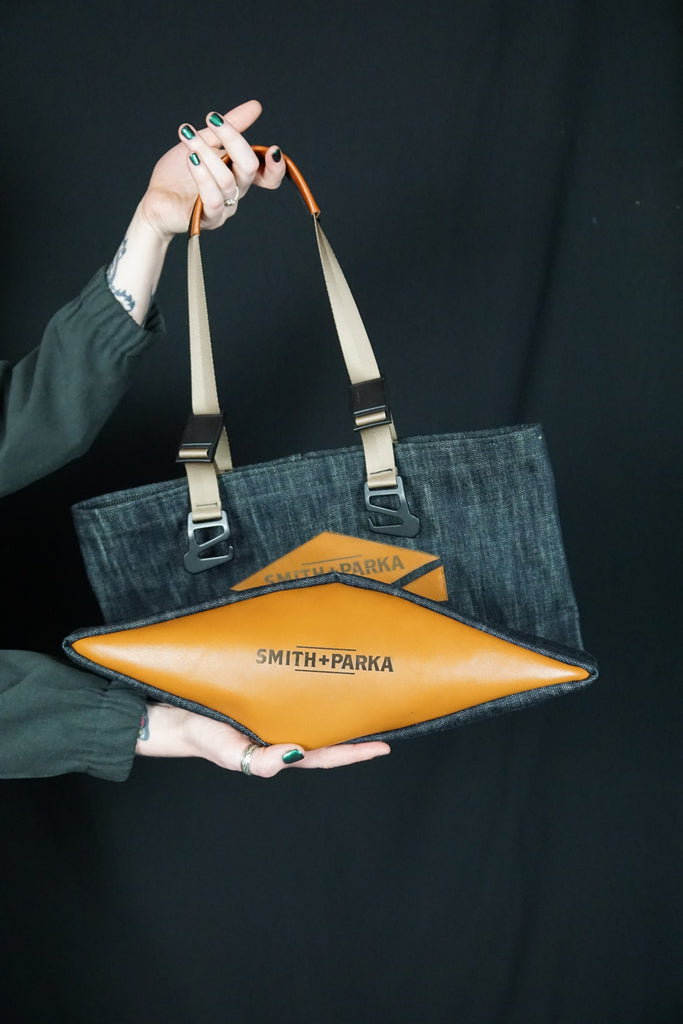 Japanese Uni-handle Denim Tote - Smith + Parka