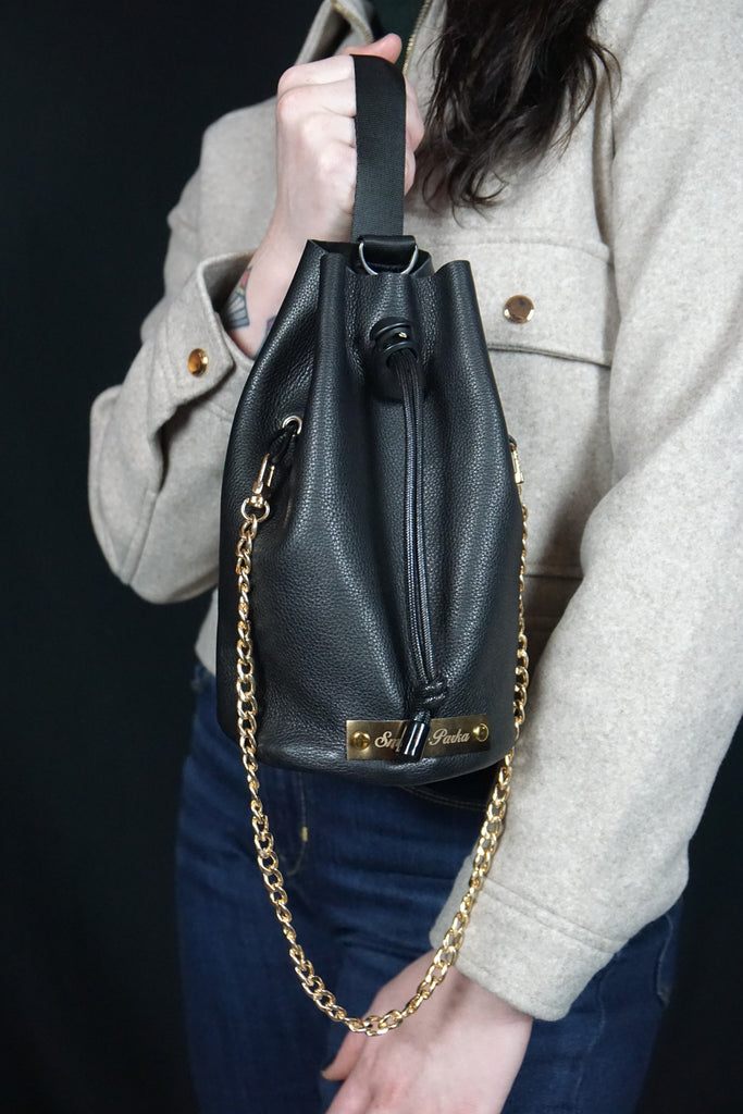 Leather Cinch-Top - Smith + Parka
