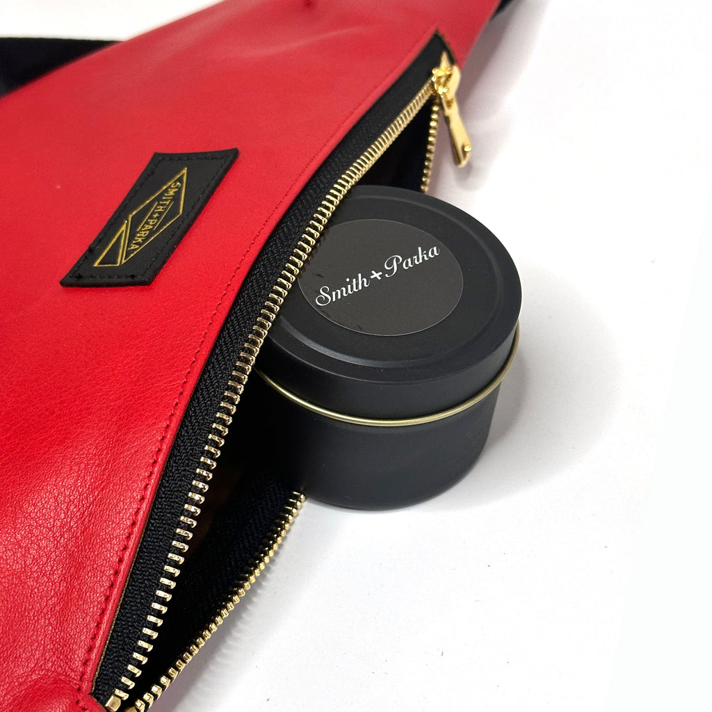 Travel Candle Leather scented - Smith + Parka