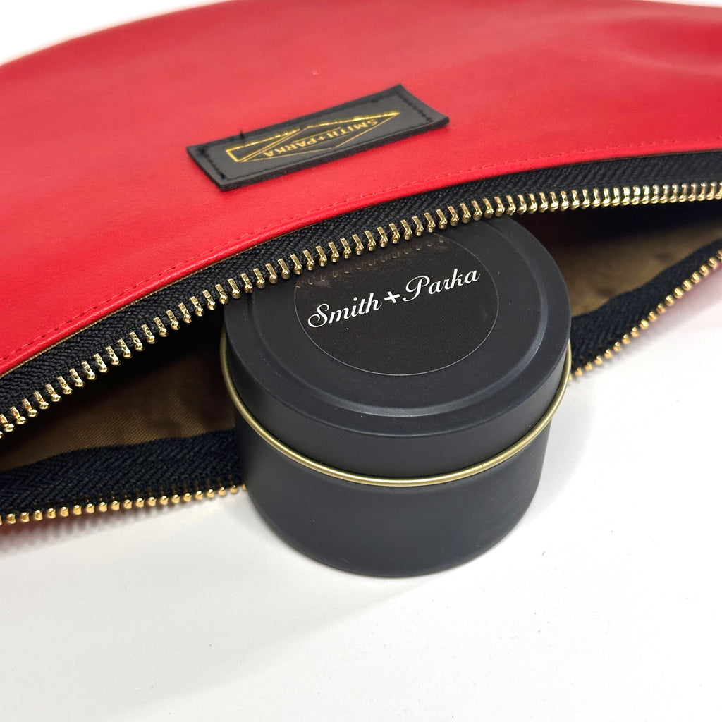 Travel Candle Leather scented - Smith + Parka
