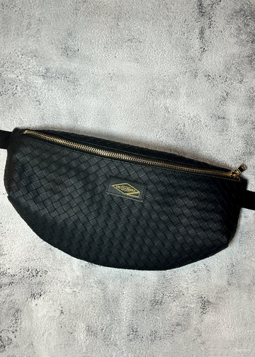 BLACK WEAVE DUO SLING CROSSBODY - Smith + Parka