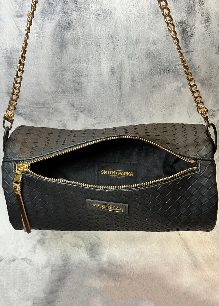 Black Weave Porter Mini-duffle - Smith + Parka